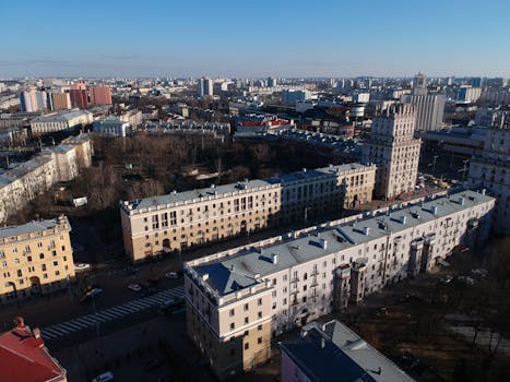 Бесплатное стоковое фото с city_skyline, Беларусь, вид на город