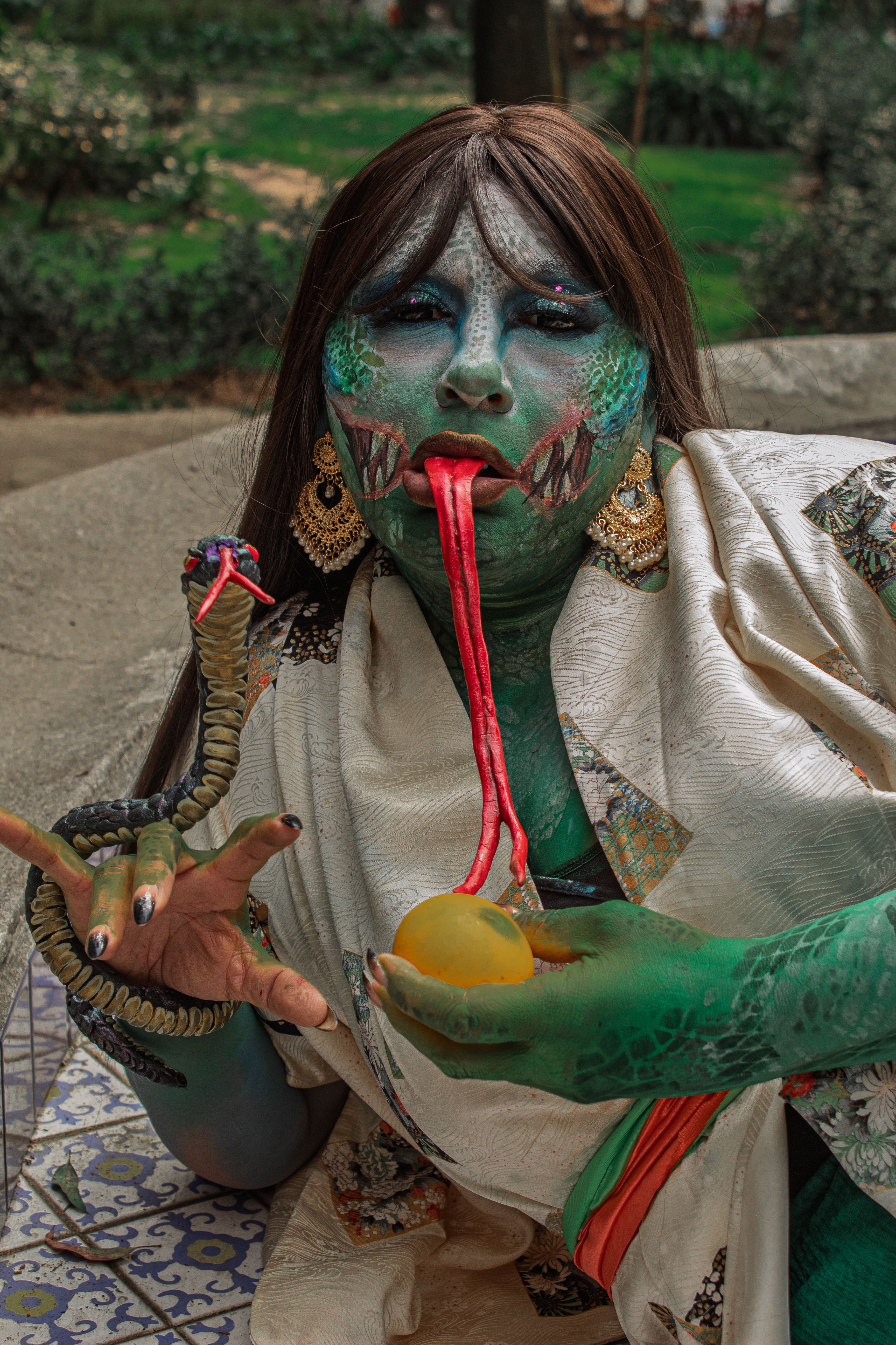 Cosplay Portrait of Mythical Creature in Mexico