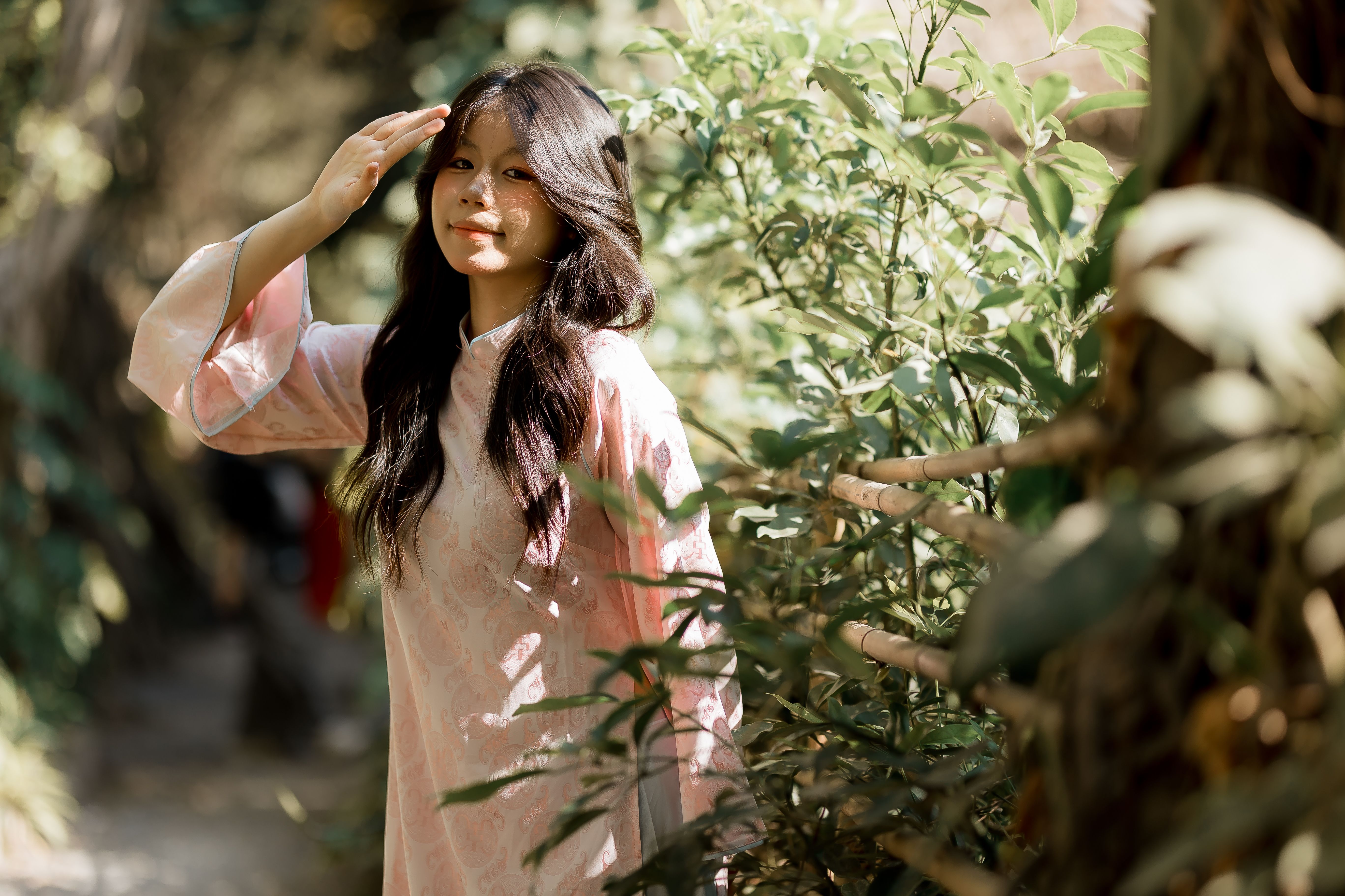 Young Woman in Traditional Dress Outdoors · Free Stock Photo