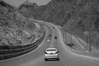 Scenic Mountain Road in Muscat, Oman