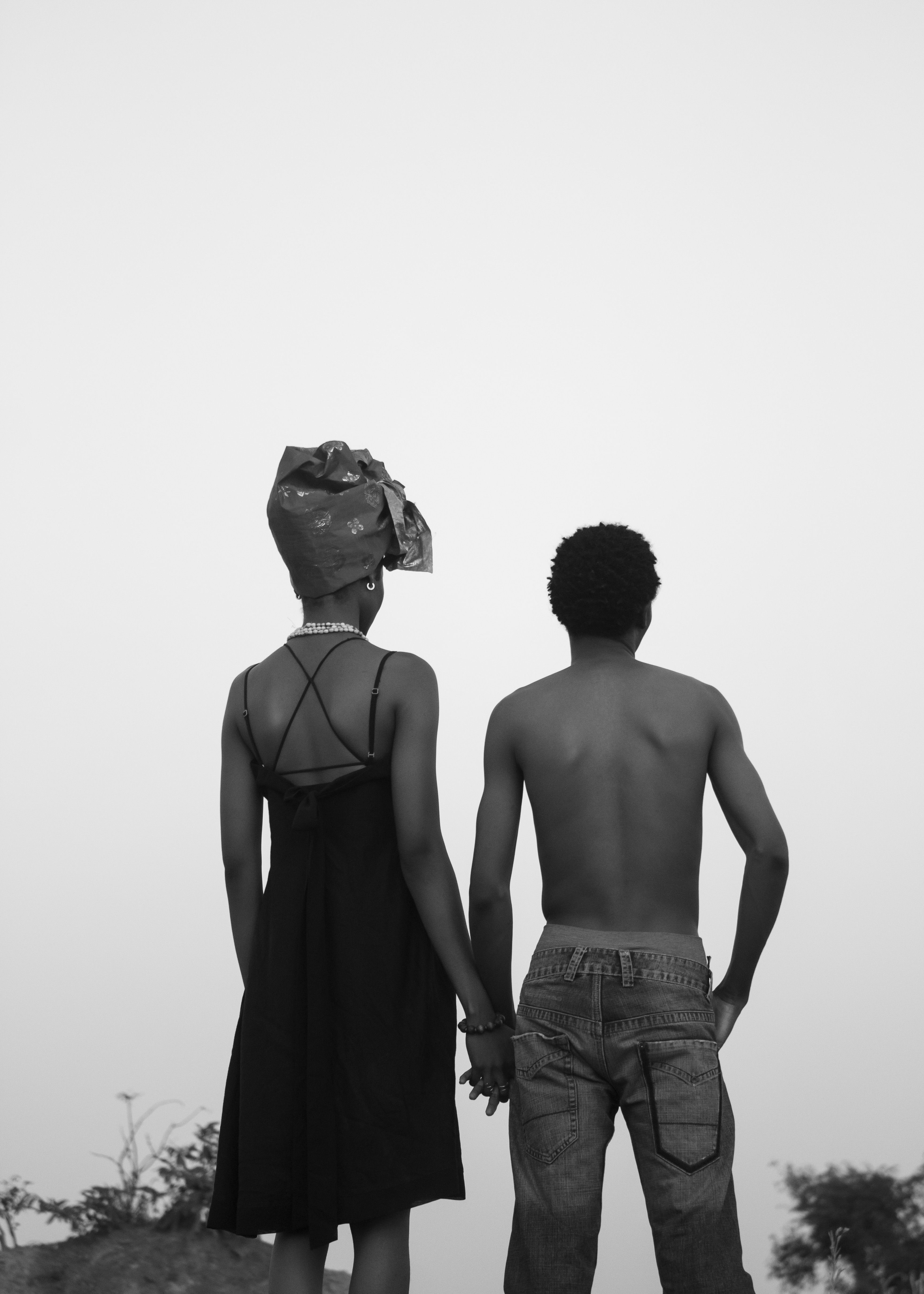 Black and White Photo of a Couple Holding Hands · Free Stock Photo
