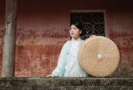 Traditional Vietnamese Girl in Hội An Setting