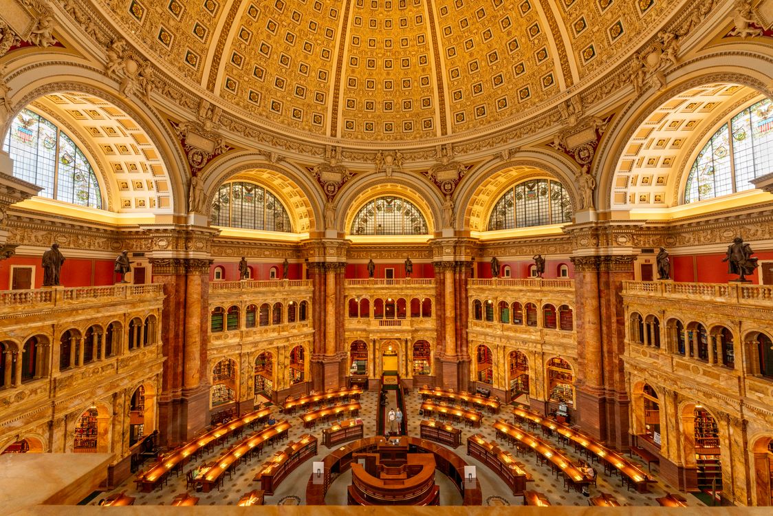 Stunning Interior of the Library of Congress · Free Stock Photo
