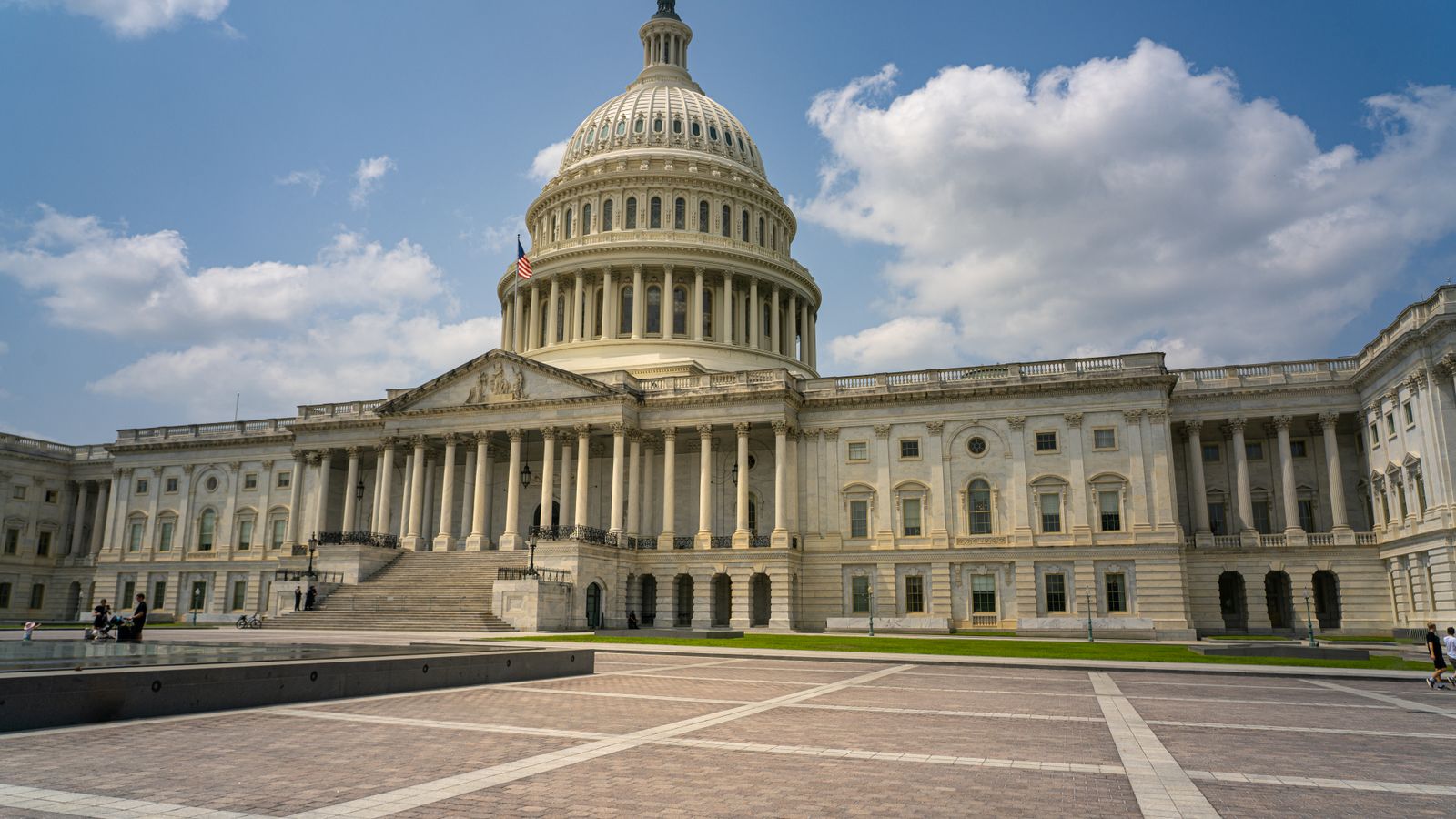 Beautiful daytime view of the historic United States Capitol in Washington D.C. showcasing its majestic architecture.