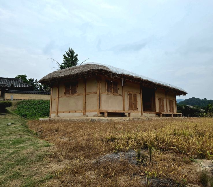 안동 하회마을 낙동강 전경 항공 사진