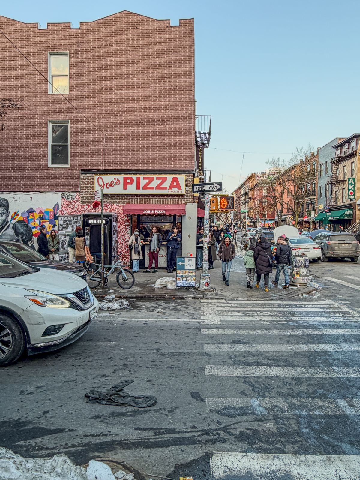 New York - stradă animată în Williamsburg, Brooklyn