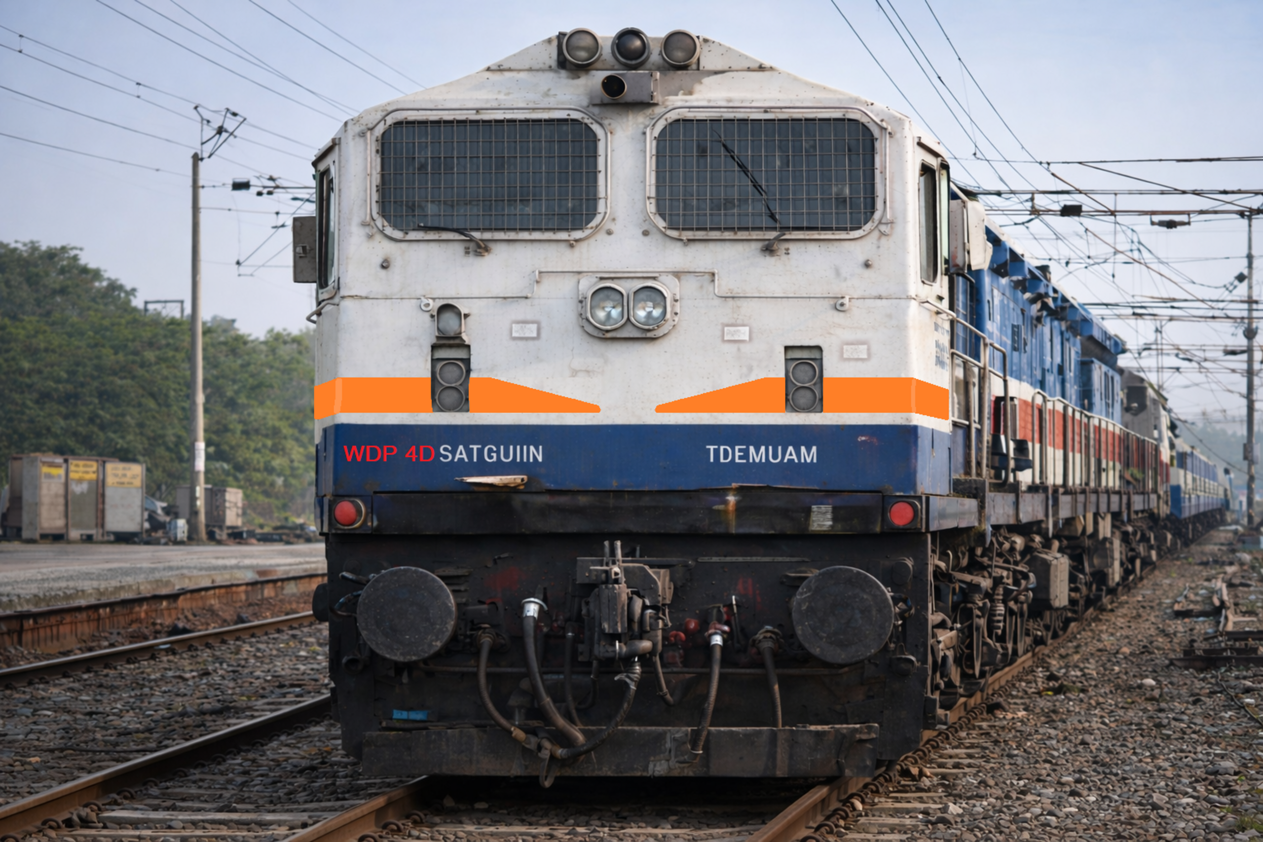 Rail locomotives; diesel-electric powered