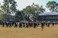 British Army Gurkha Band Parade in Pokhara