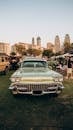 Vintage Car Show with Classic Cadillac