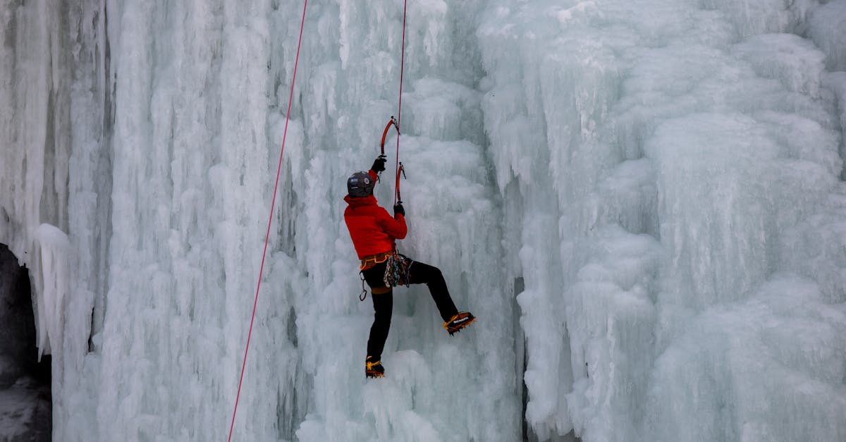Escalade de glace : équipement essentiel à connaître