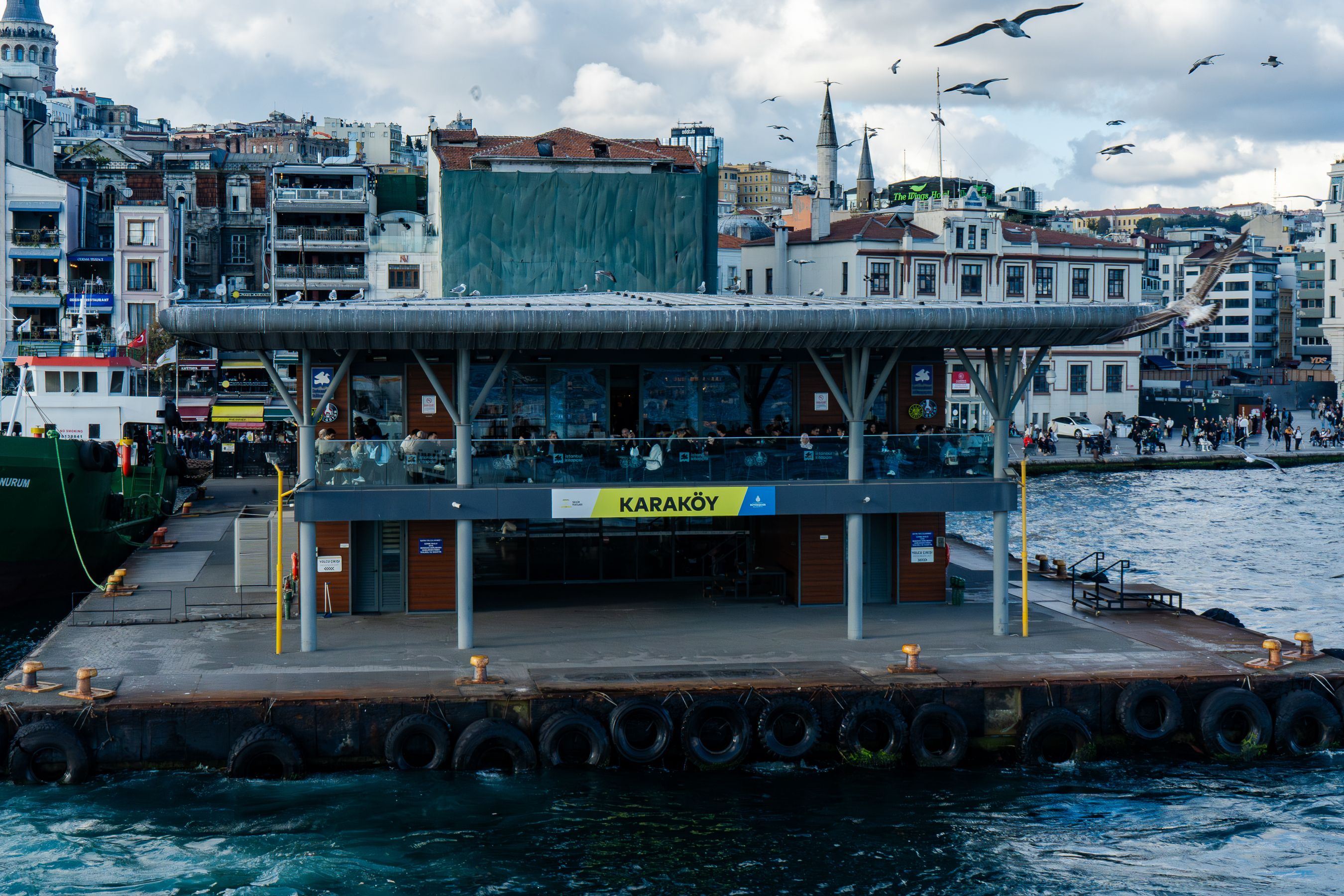Karaköy i knajpki nadbrzeżne