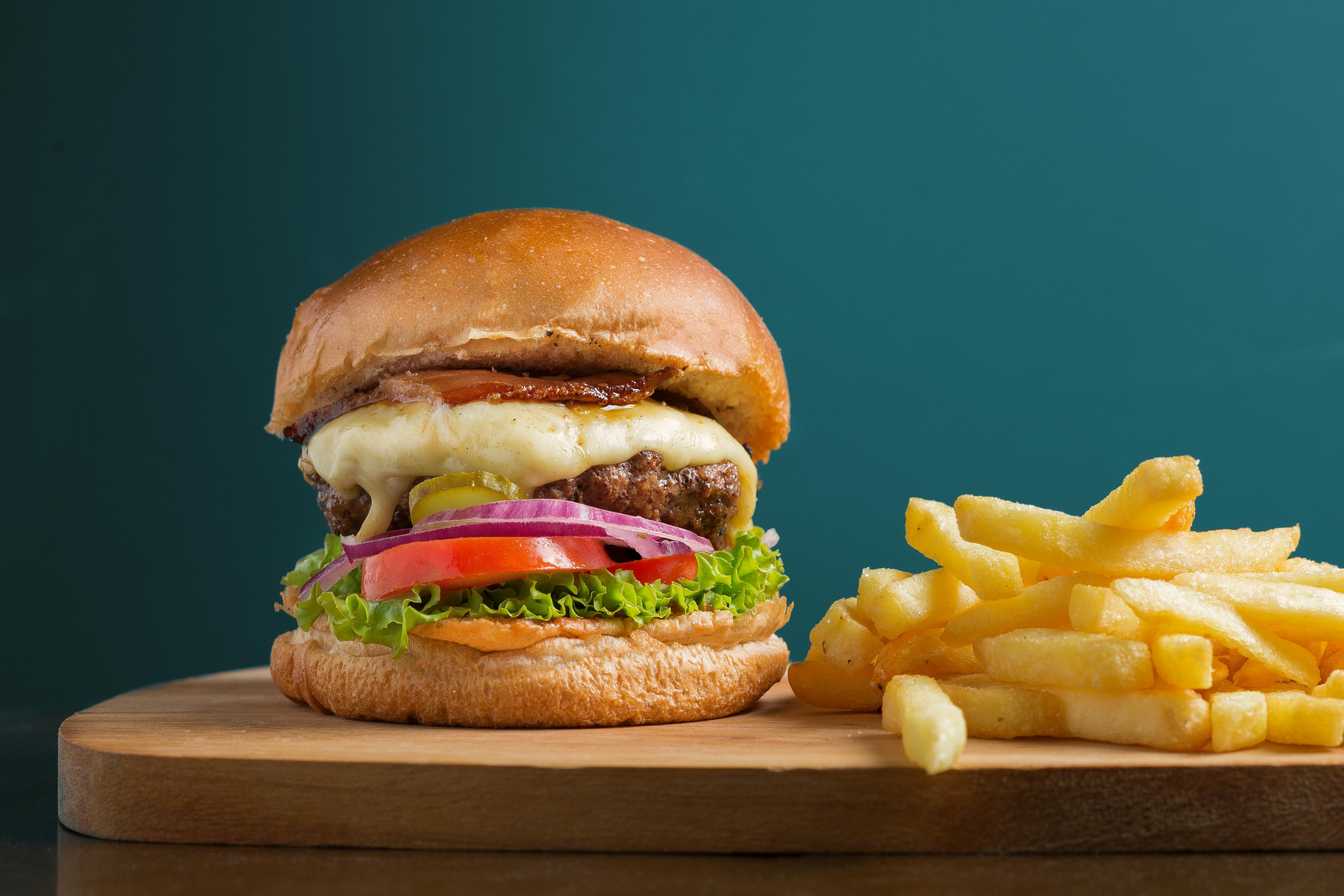 HD wallpaper: burgers, food, fast food, cheese, bacon | Wallpaper Flare