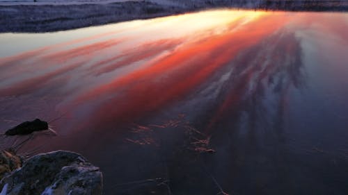 Darmowe zdjęcie z galerii z islandia, niebo, odbicie