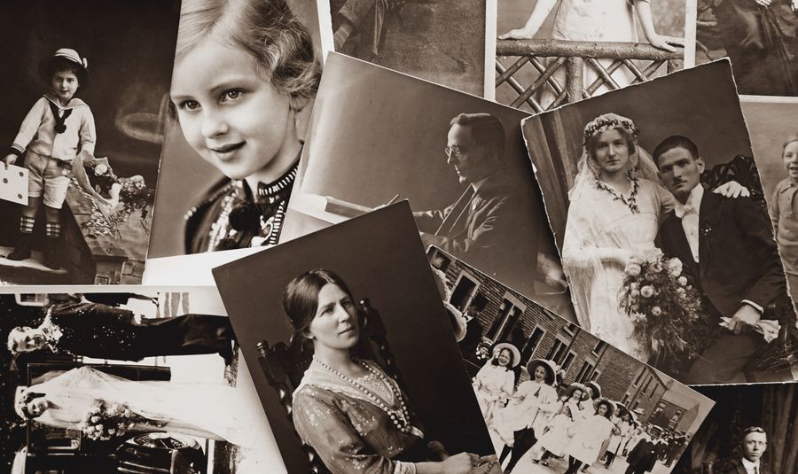 Fotografías familiares antiguas