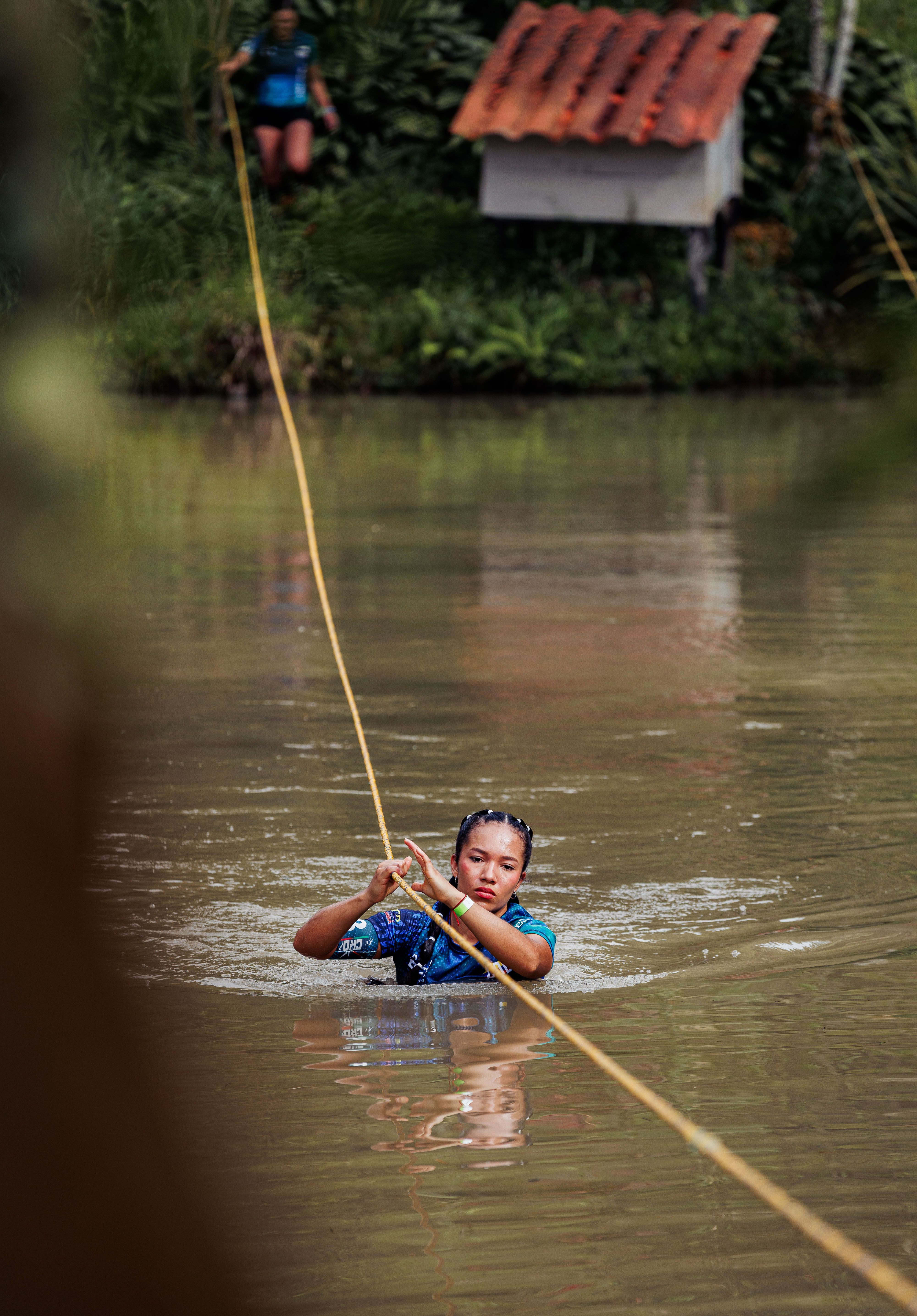 Girl Crossing River Using Rope in Risaralda, Colombia · Free Stock Photo