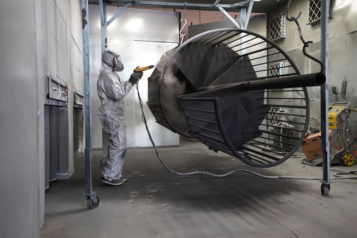 ATC Coatings professional painter at work