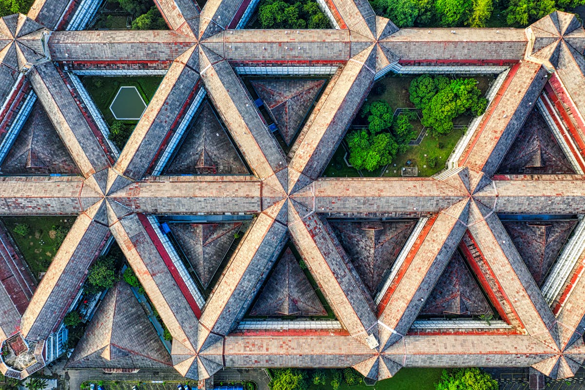 Bird's Eye View Of Roofs