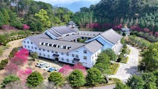 Stunning Aerial View of Traditional Asian Architecture