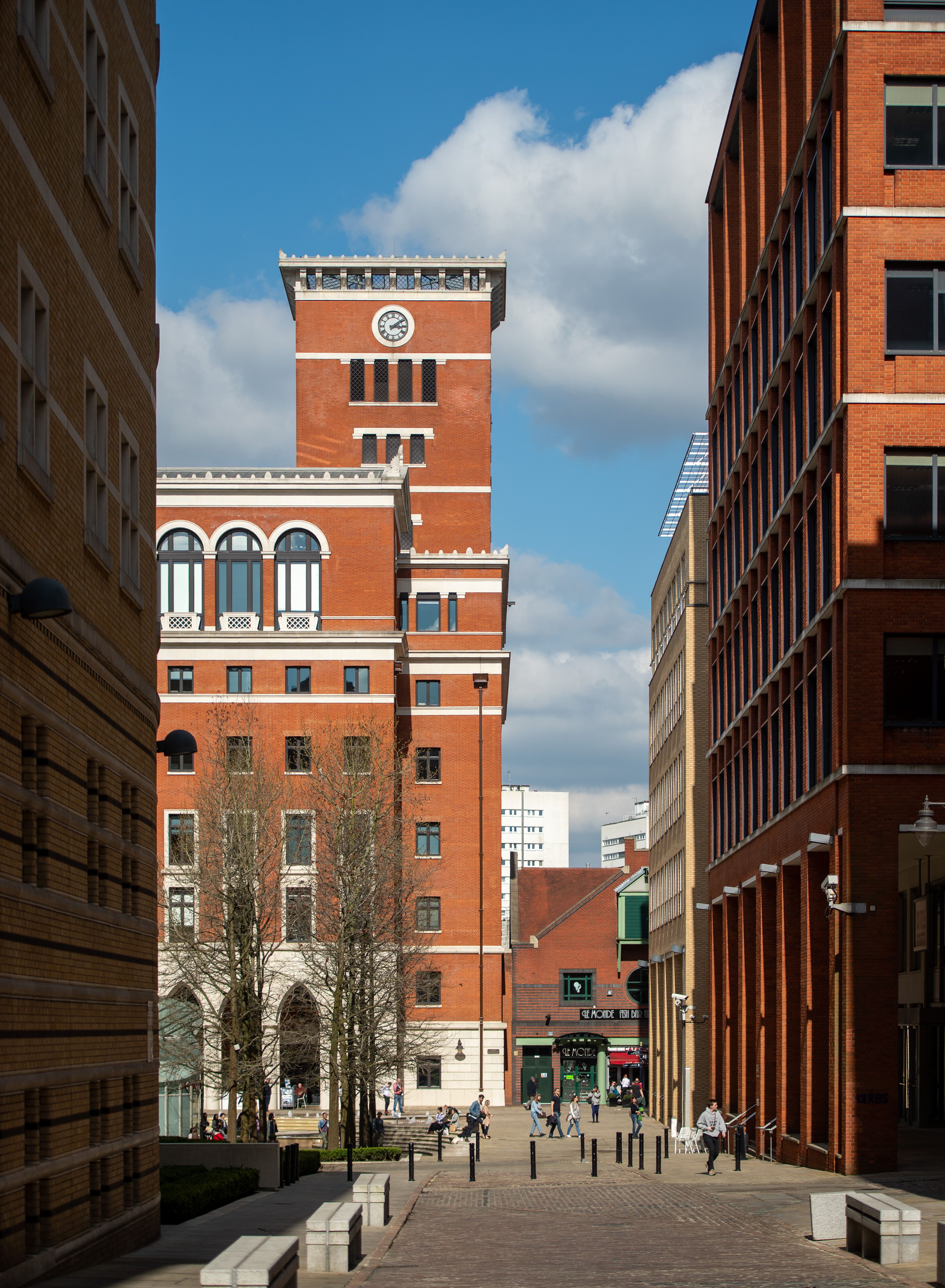 Urban street in Birmingham