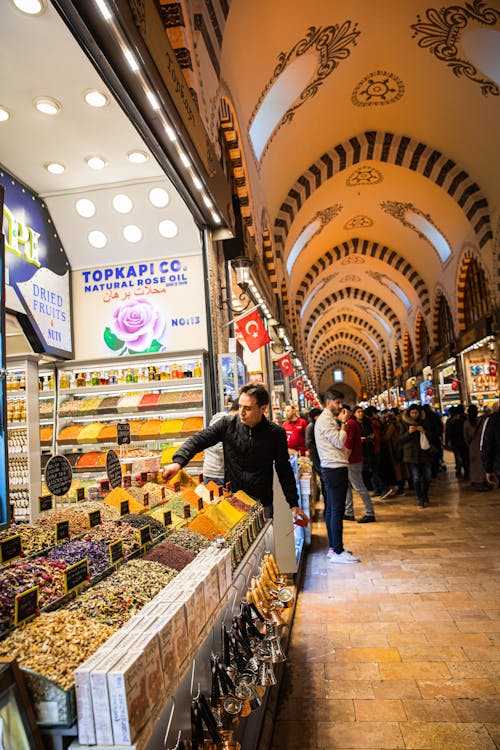 Fotobanka s bezplatnými fotkami na tému bazár, dav ľudí, Istanbul