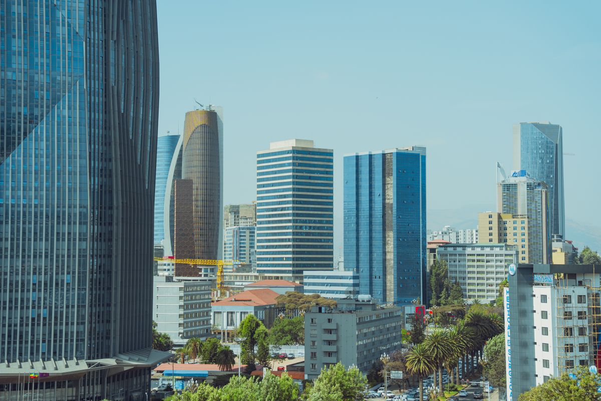 Modern Addis Ababa skyline