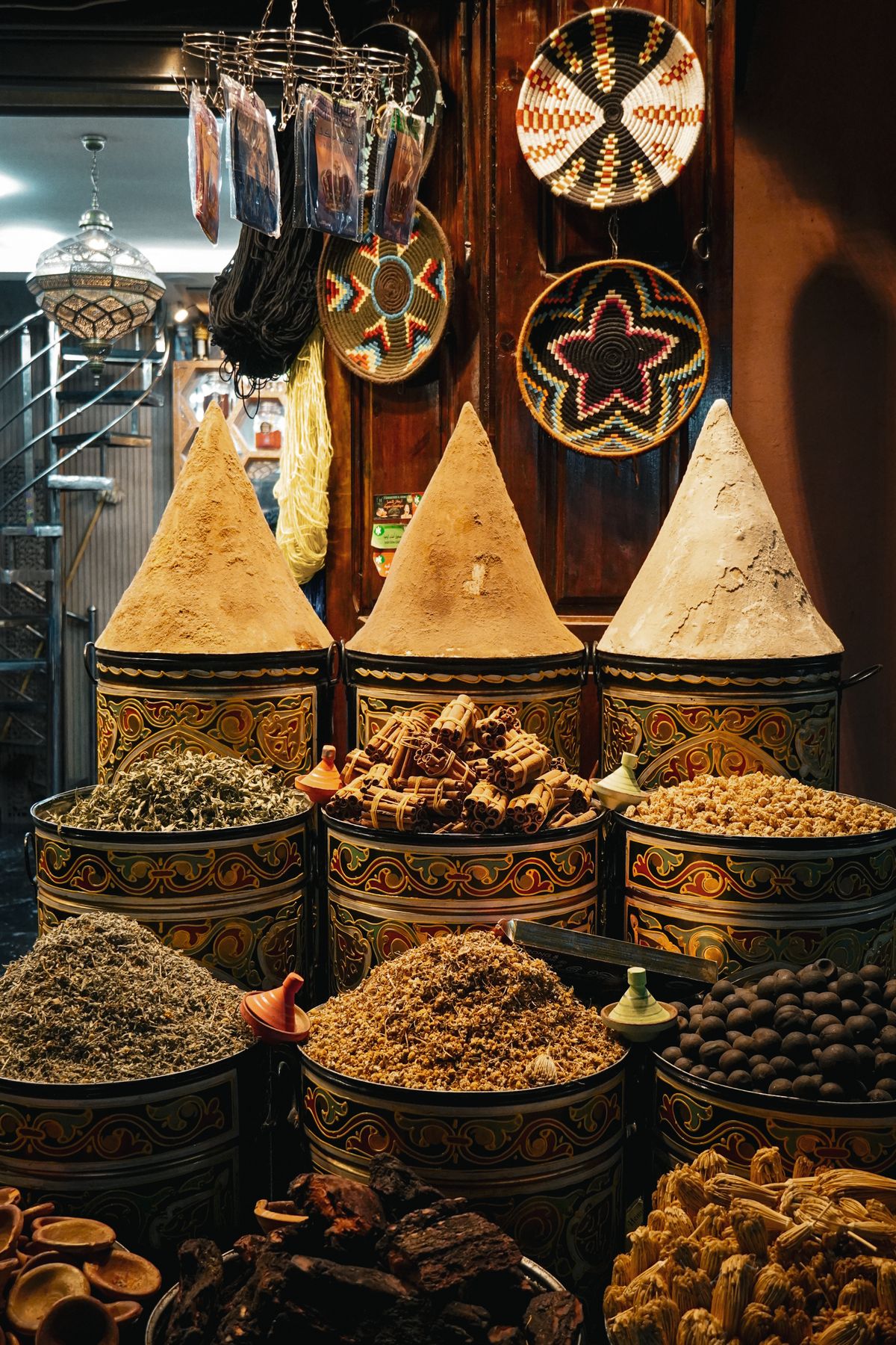 Marrakech spice market