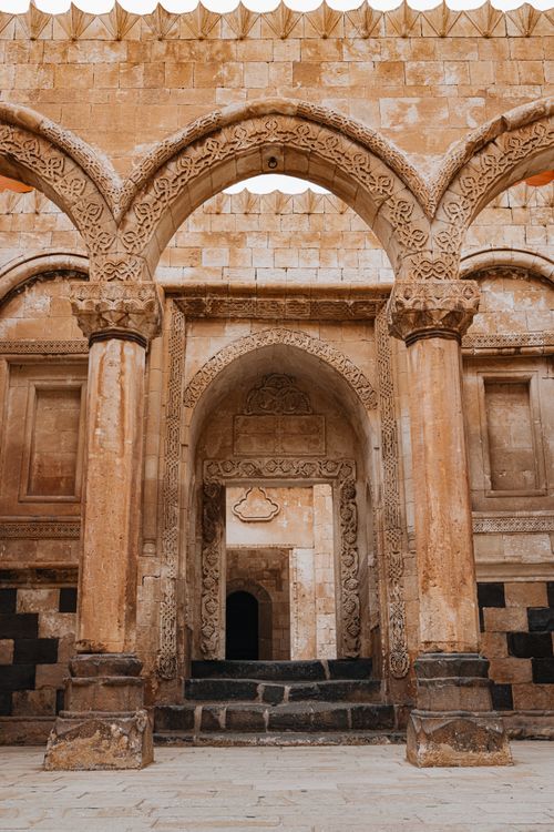 Free Captivating view of ancient stone arches in Ağrı, Türkiye highlighting historical architecture. Stock Photo