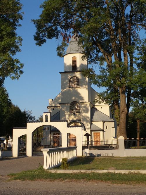 Free Beautiful church in Dołhobrody, Lublin Voivodeship during a sunny day. Stock Photo