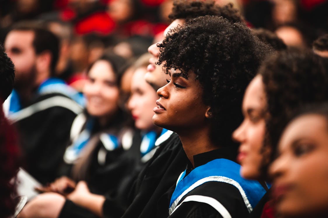 Group Of People At Their Graduation Rites