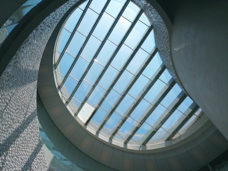 White And Black Glass Building