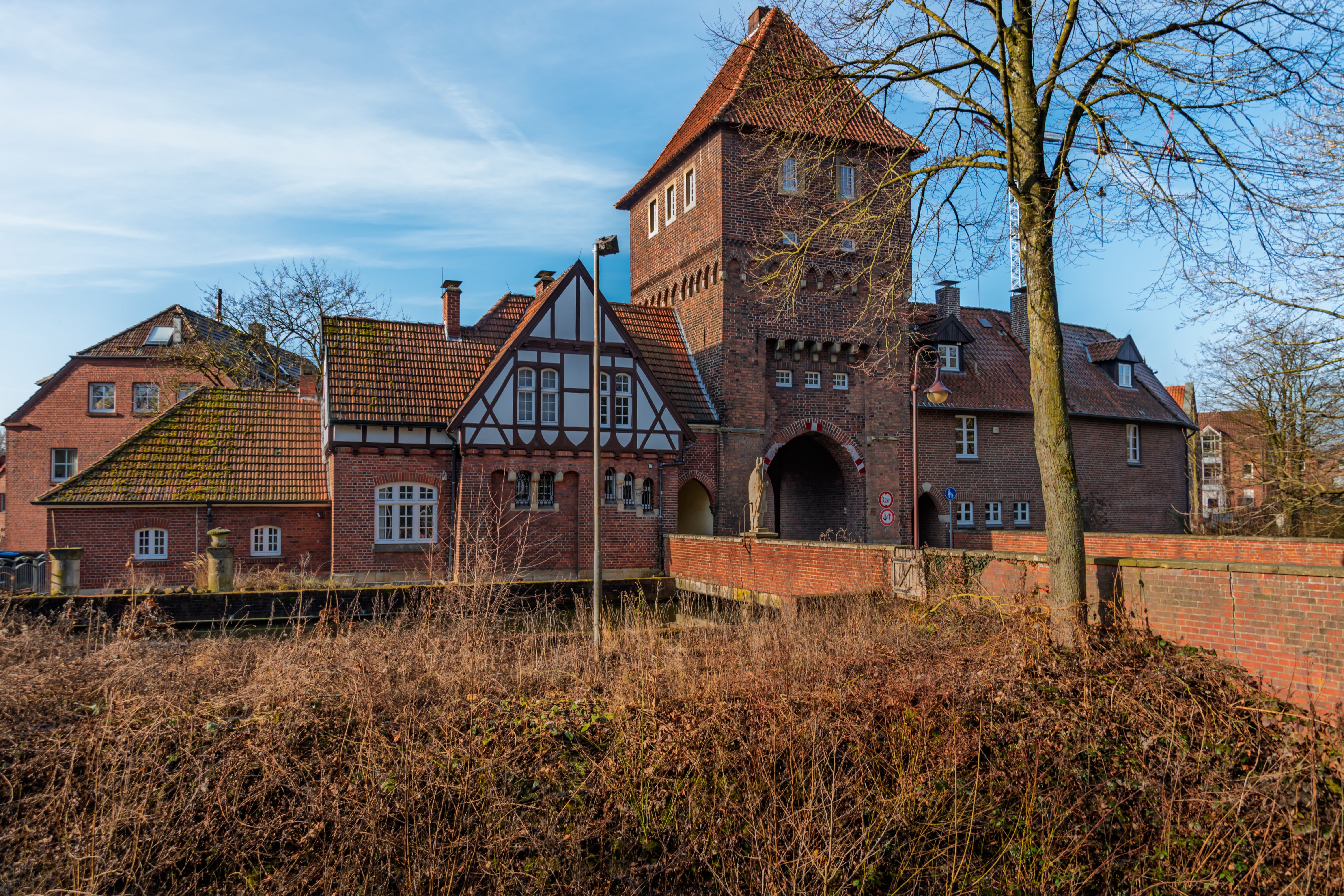 Charming historic building in Coesfeld, Germany, showcasing traditional architecture.