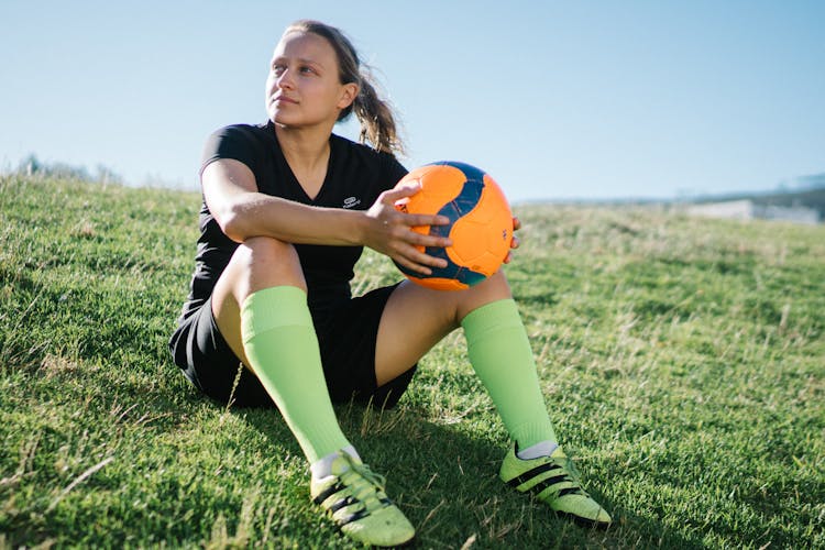 Photo Of Woman Holding Ball