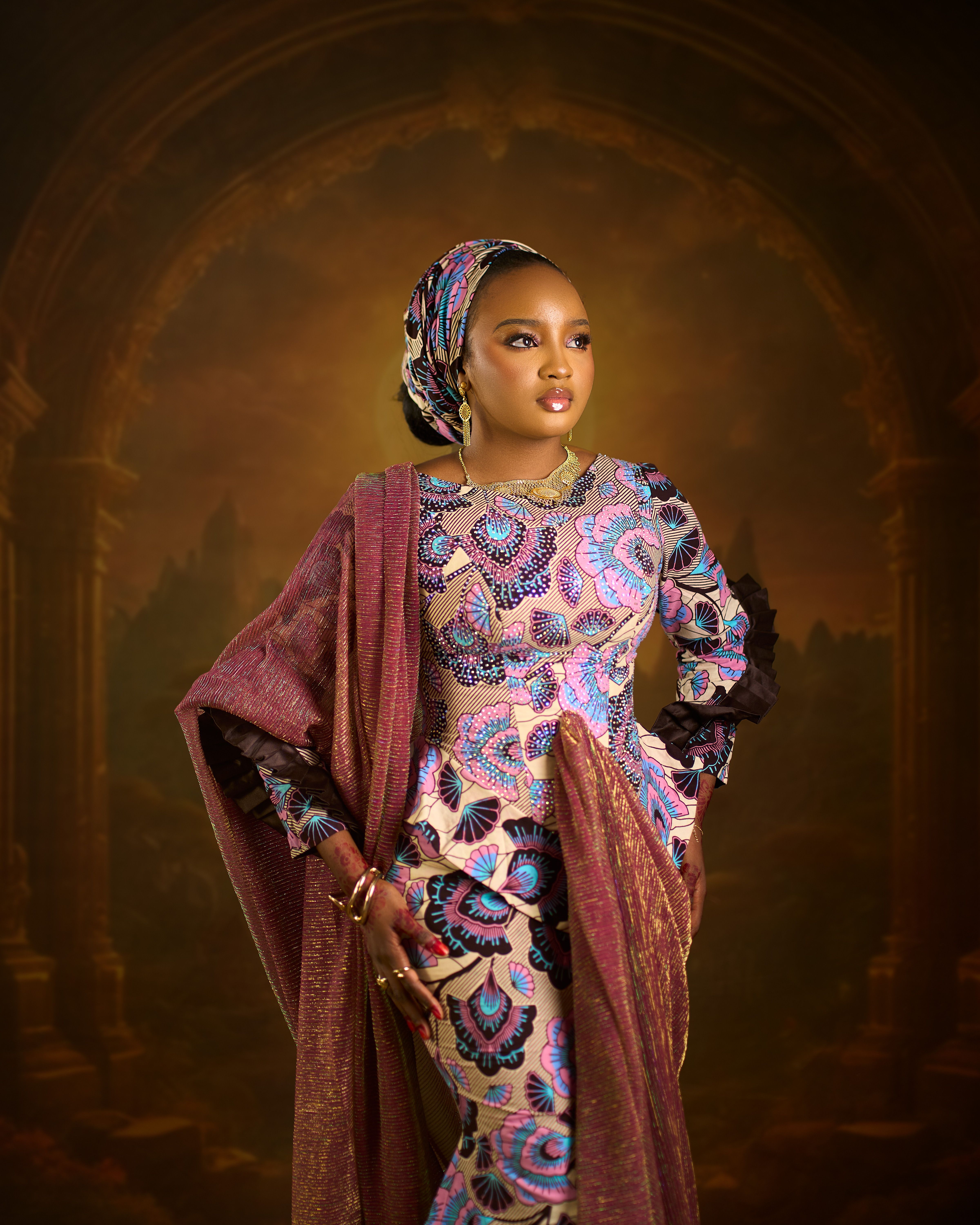 Elegant Woman in Traditional African Dress · Free Stock Photo