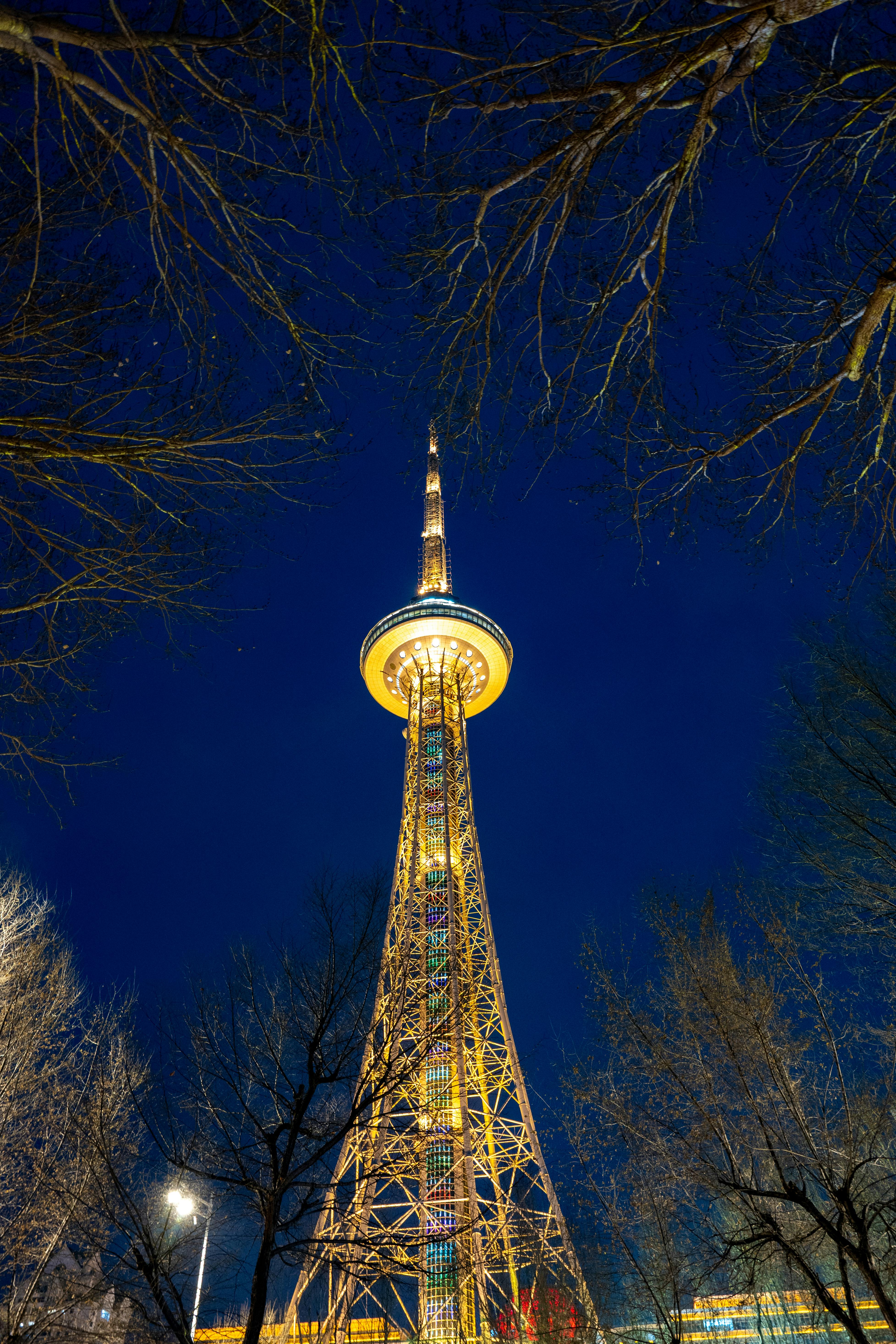 Stunning Night View of Harbin TV Tower