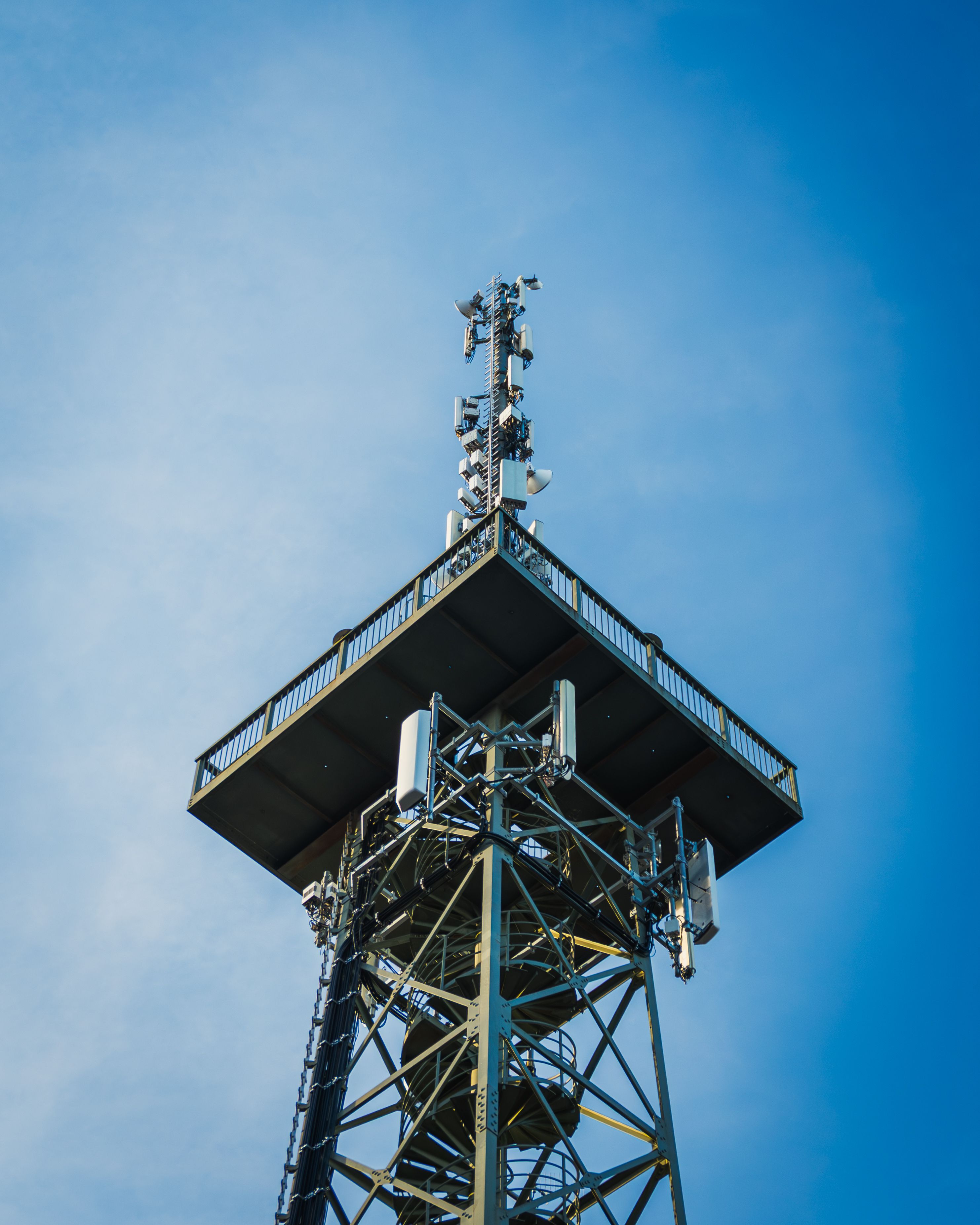 Modern Observation and Transmission Tower at Sunset · Free Stock Photo