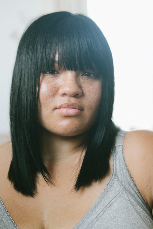 Free Woman In Gray Tank Top Stock Photo