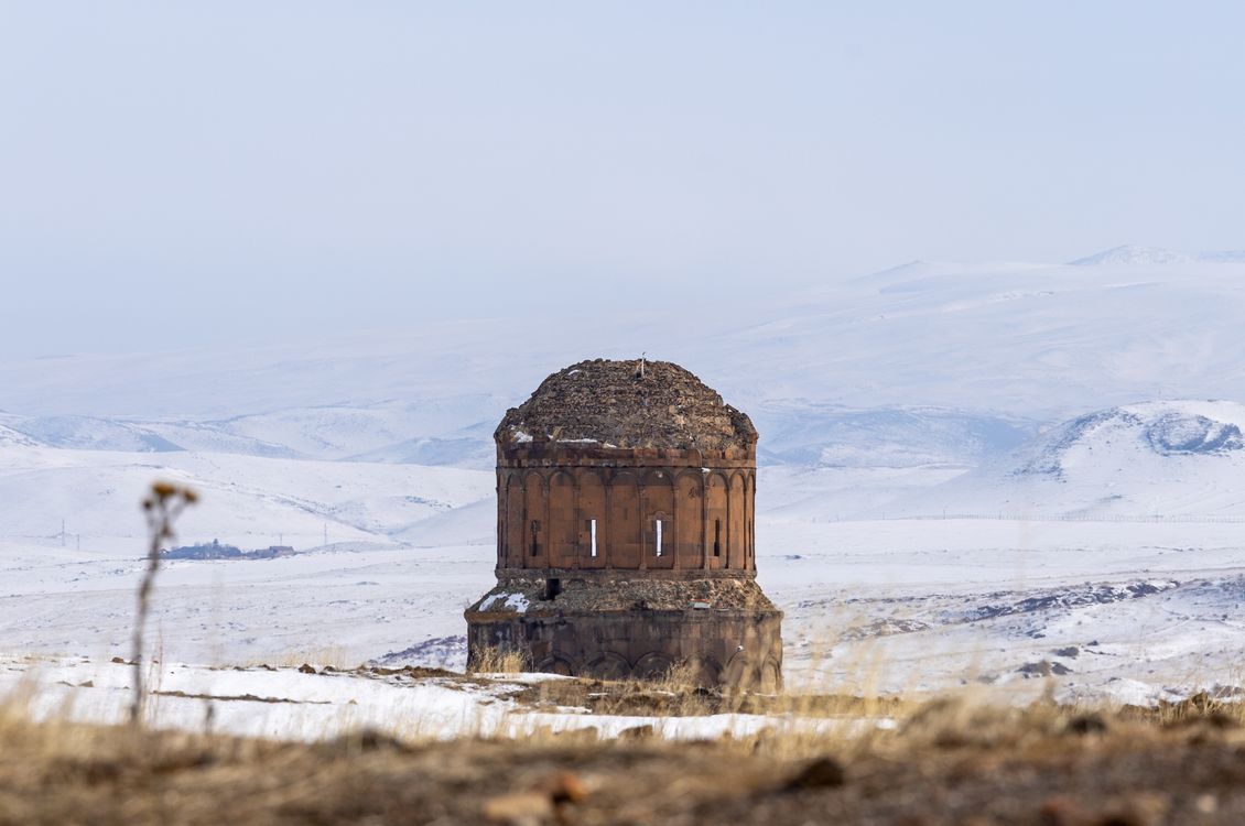 ancient-armenian-church-ruins-in-snowy-kars-free-stock-photo