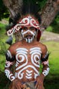 Traditional Papua New Guinean Tribal Attire