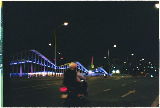Vespa night food tour — Ho Chi Minh City