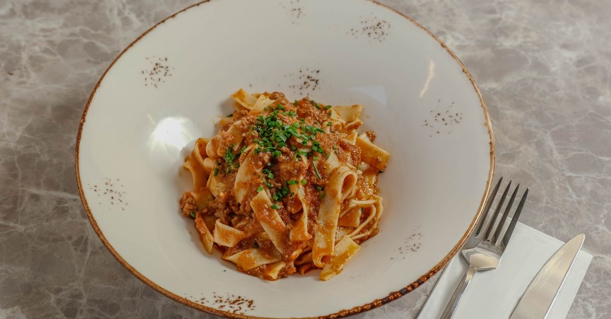 Vegan Lentil Bolognese with Tagliatelle