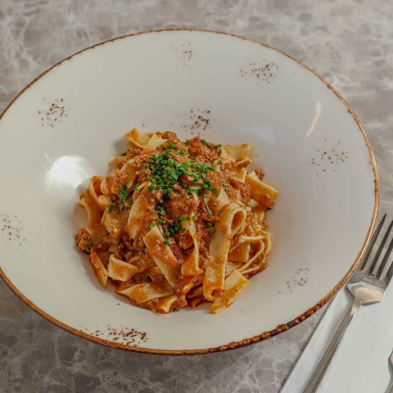 Vegan Lentil Bolognese with Tagliatelle
