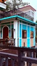 Charming Colorful House with Balcony View