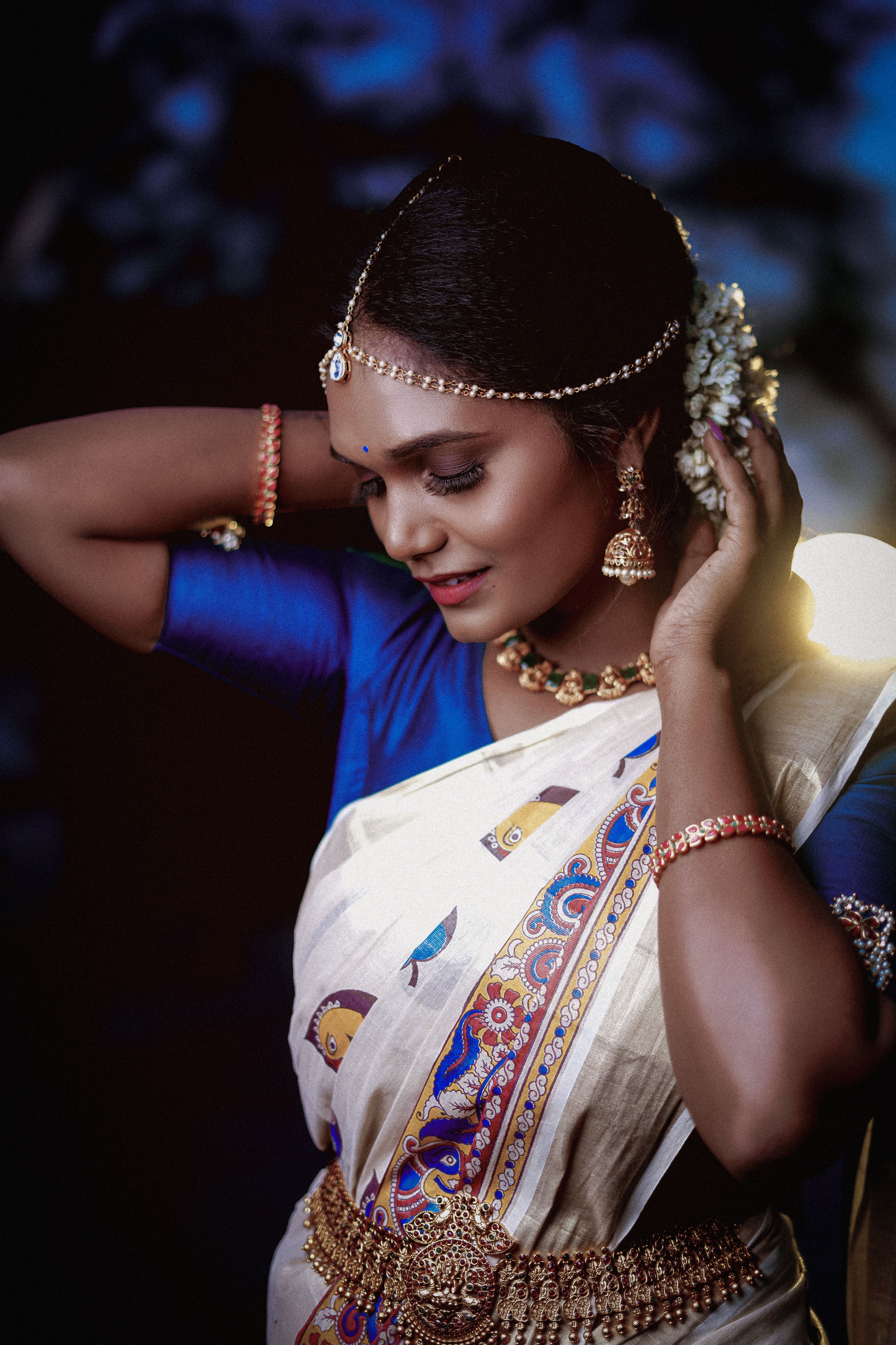 Elegant Portrait of Woman in Traditional Attire · Free Stock Photo