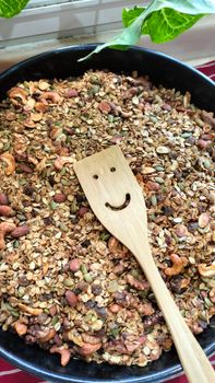 Granola With No Added Sugar Granola With No Added Sugar Cereal With Crunchy Oat Clusters