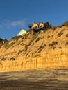 Clifftop Houses in Encinitas, California at Sunset