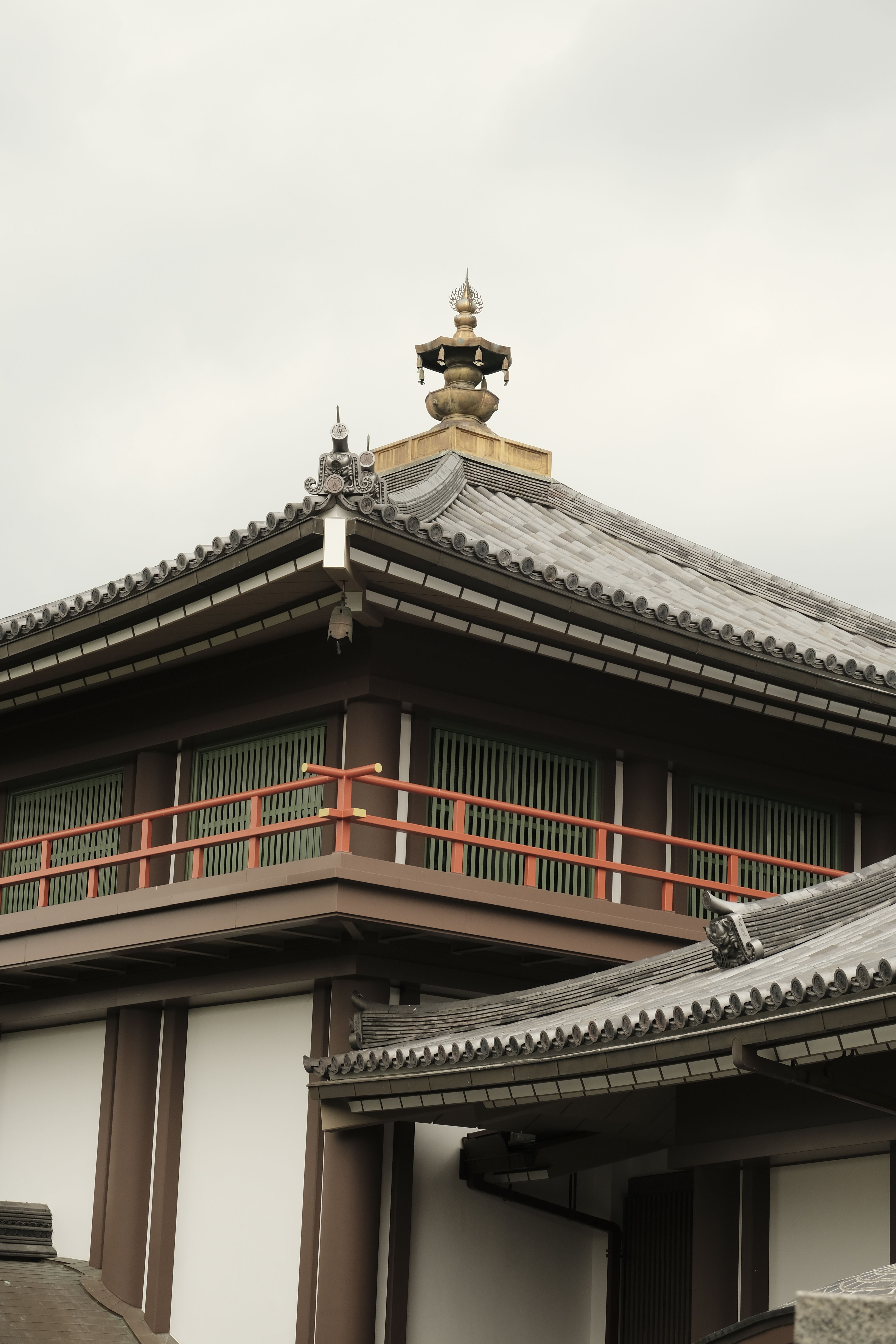 Traditional Japanese Temple Roof with Ornament · Free Stock Photo