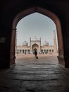 View Of A Mosque From A Doorway