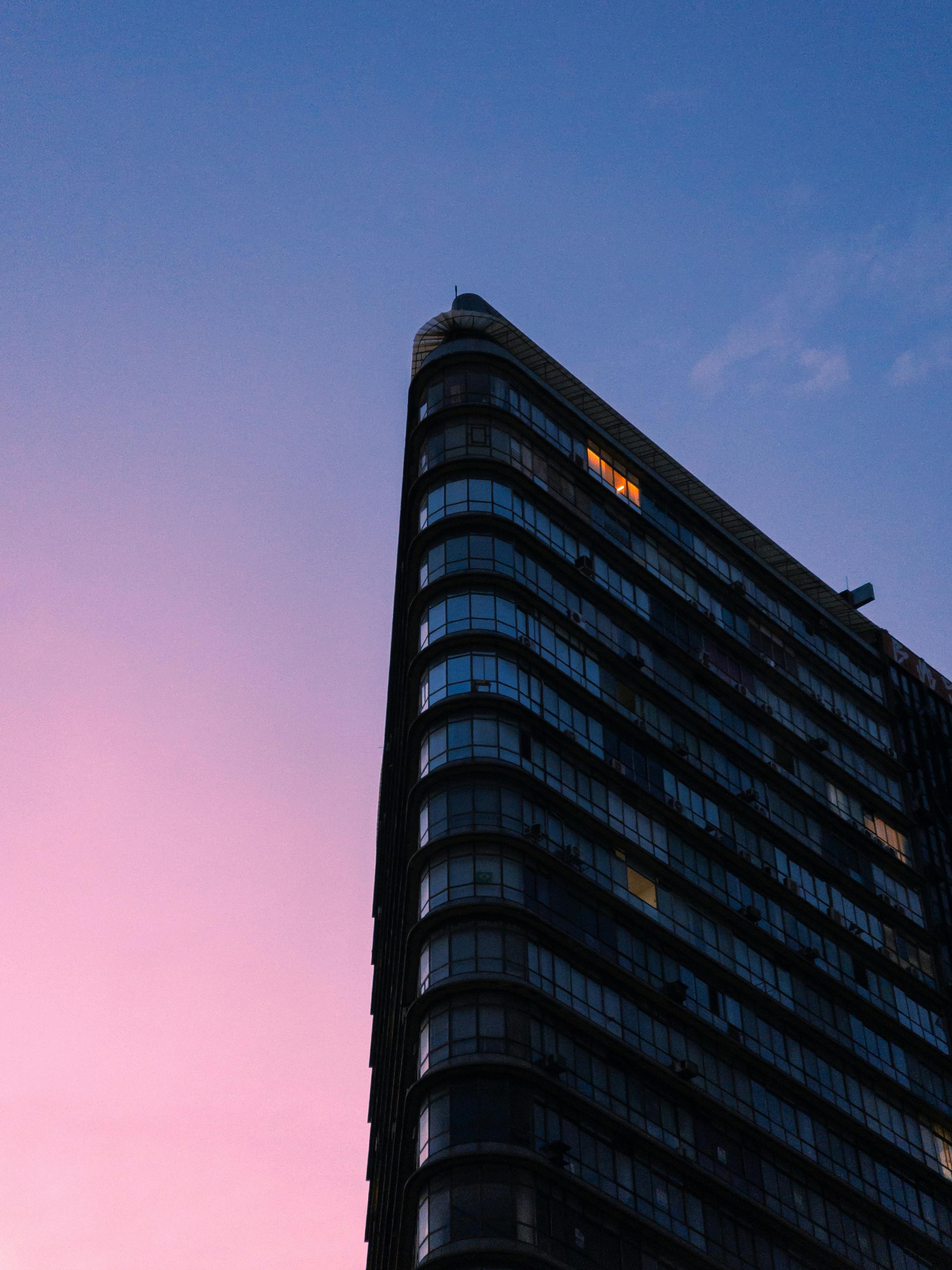 Kostenlos Kostenloses Stock Foto zu abend skyline, abendlicht, architekturdesign Stock-Foto