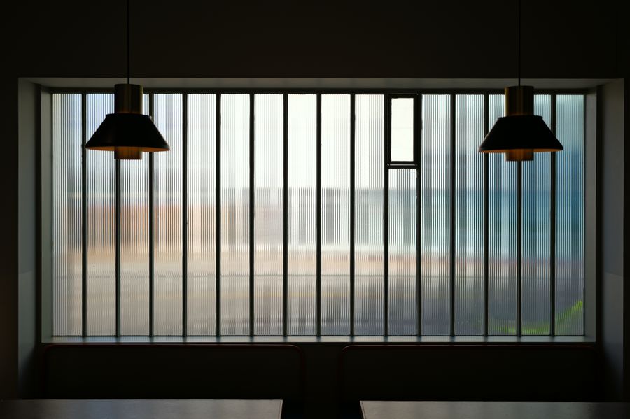 Interior pendant lighting in a modern home