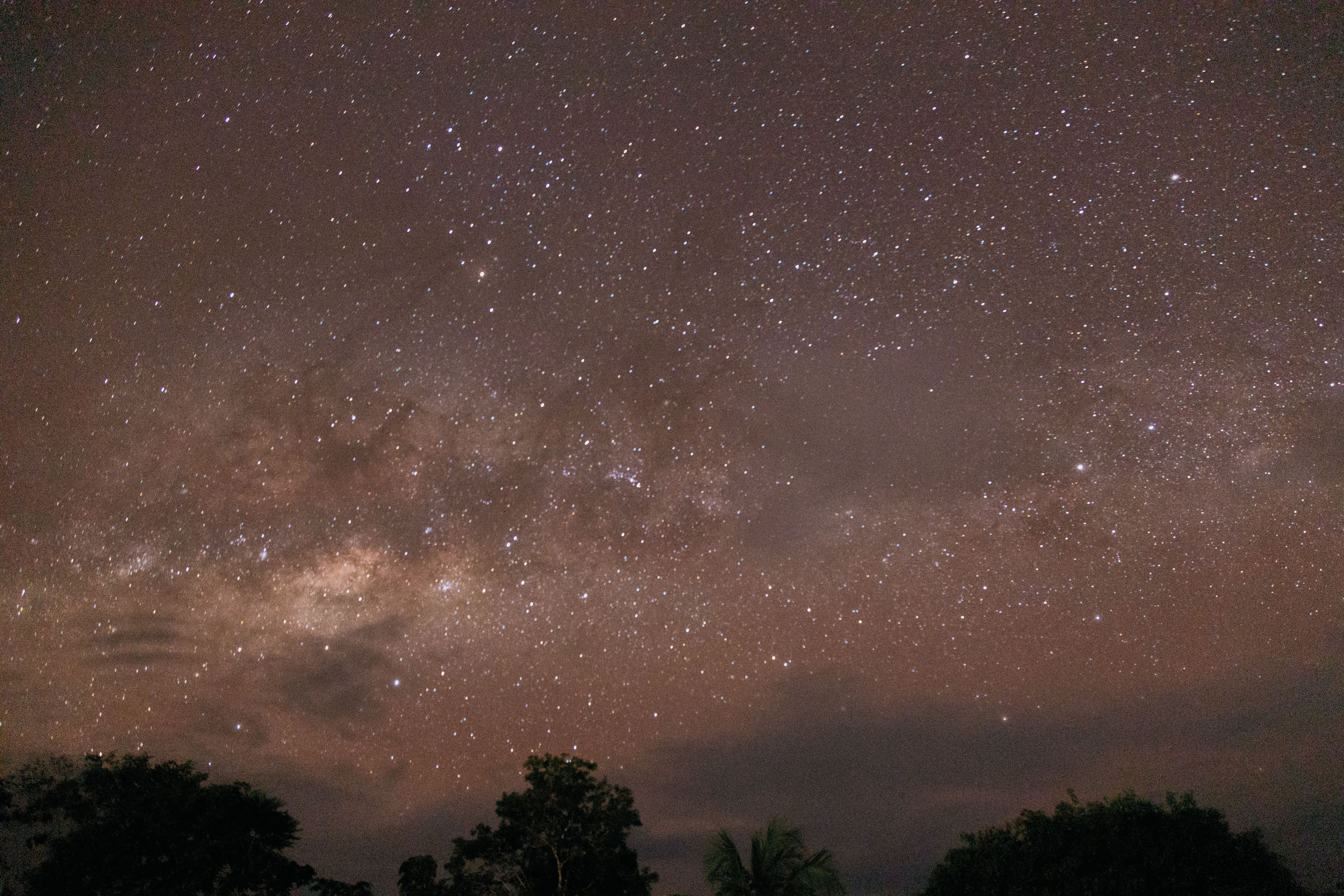 Starry night sky milky way — Curiosidades